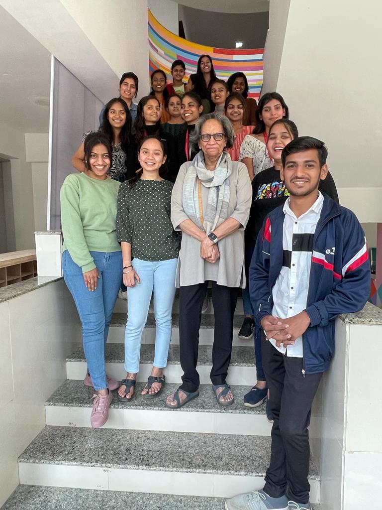 Eminent Guest Lecture by Respected Ms. Warsha Hadki ma’am for Fashion Design Students.