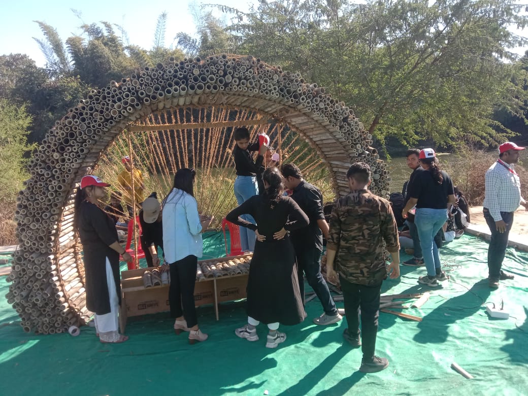 Sandip University, School Of Design Participated in Mistura Art Fest Nashik 2022