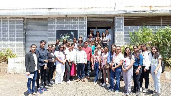 Industrial Visit for Beauty Cosmetology Department Students at Yugandhar Pharma