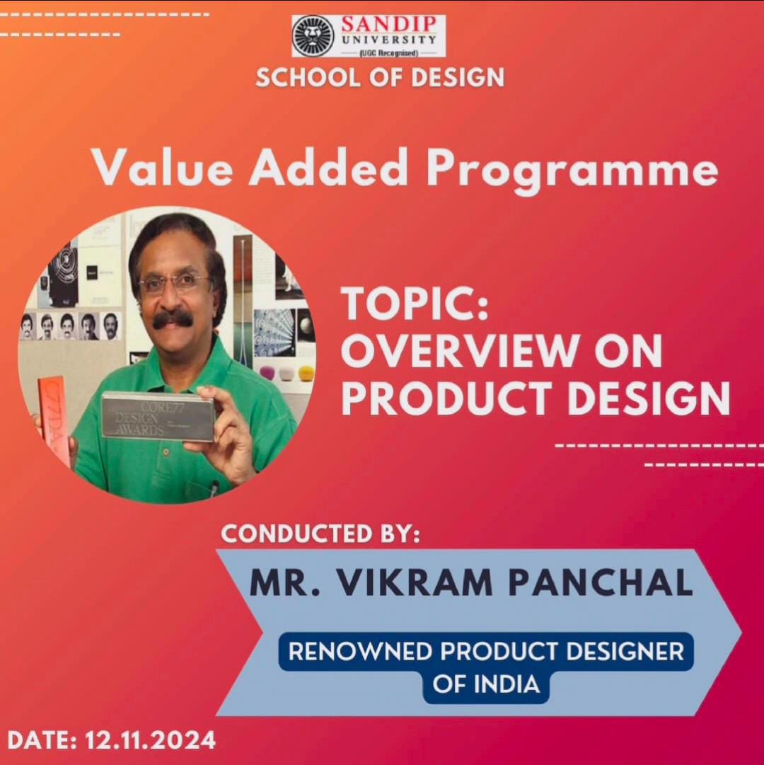 Value-Added Programme on the topic “Overview of Product Design,”