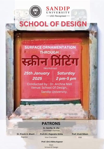 Value Added Program on Surface Ornamentation Through Screen Printing