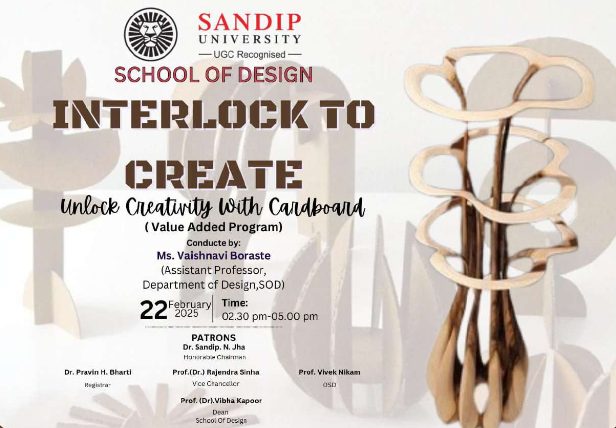 Value-Added Program on: Interlock to create: Unlock creativity with cardboard