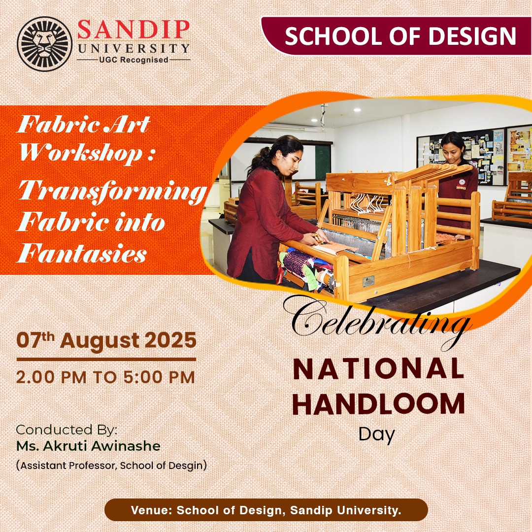 Celebrating National Handloom Day – Fabric Art Workshop: Transforming Fabric into Fantasies