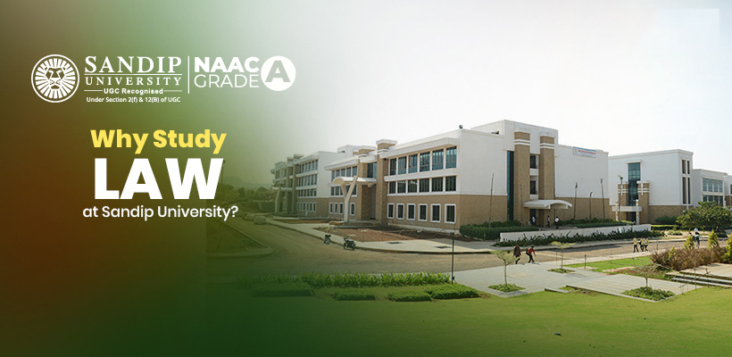 Why is Sandip University a Top Law University in Maharashtra?