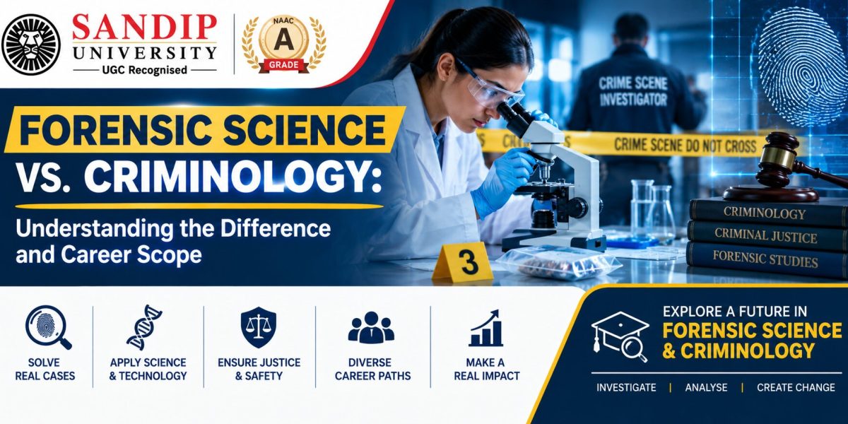 Forensic Science vs Criminology career scope comparison