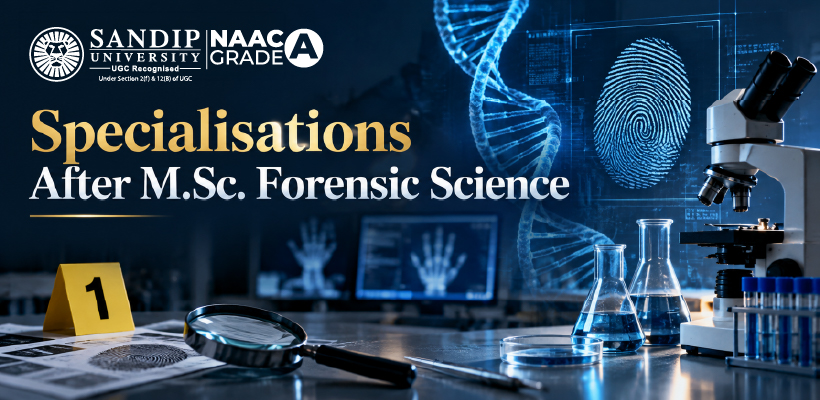 Advanced forensic science specialisations after M.Sc.