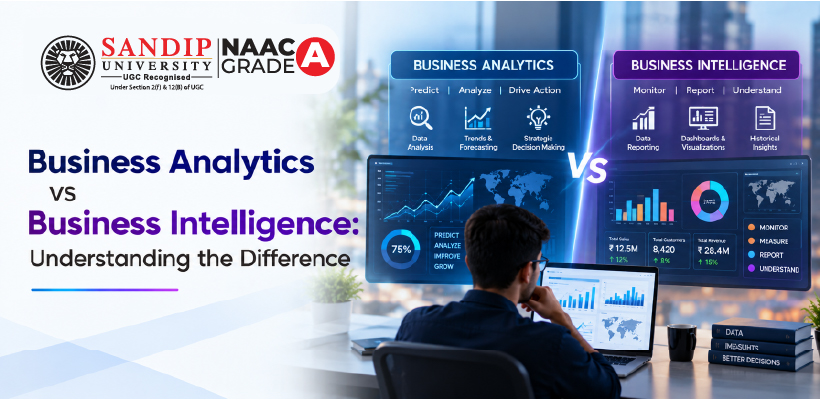 Business analytics vs business intelligence comparison for MBA students