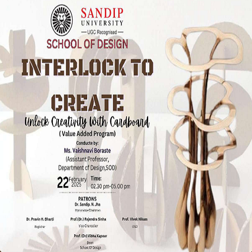 Value-Added Program on:  Interlock to create: Unlock creativity with cardboard