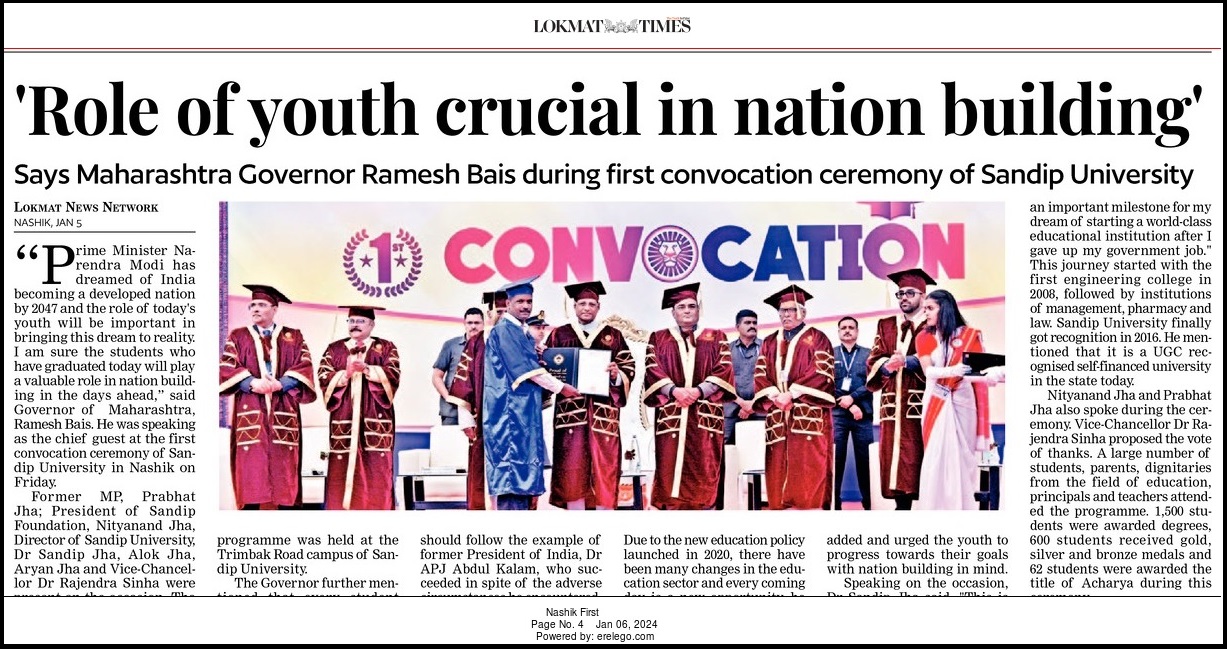 First Convocation at sandip University